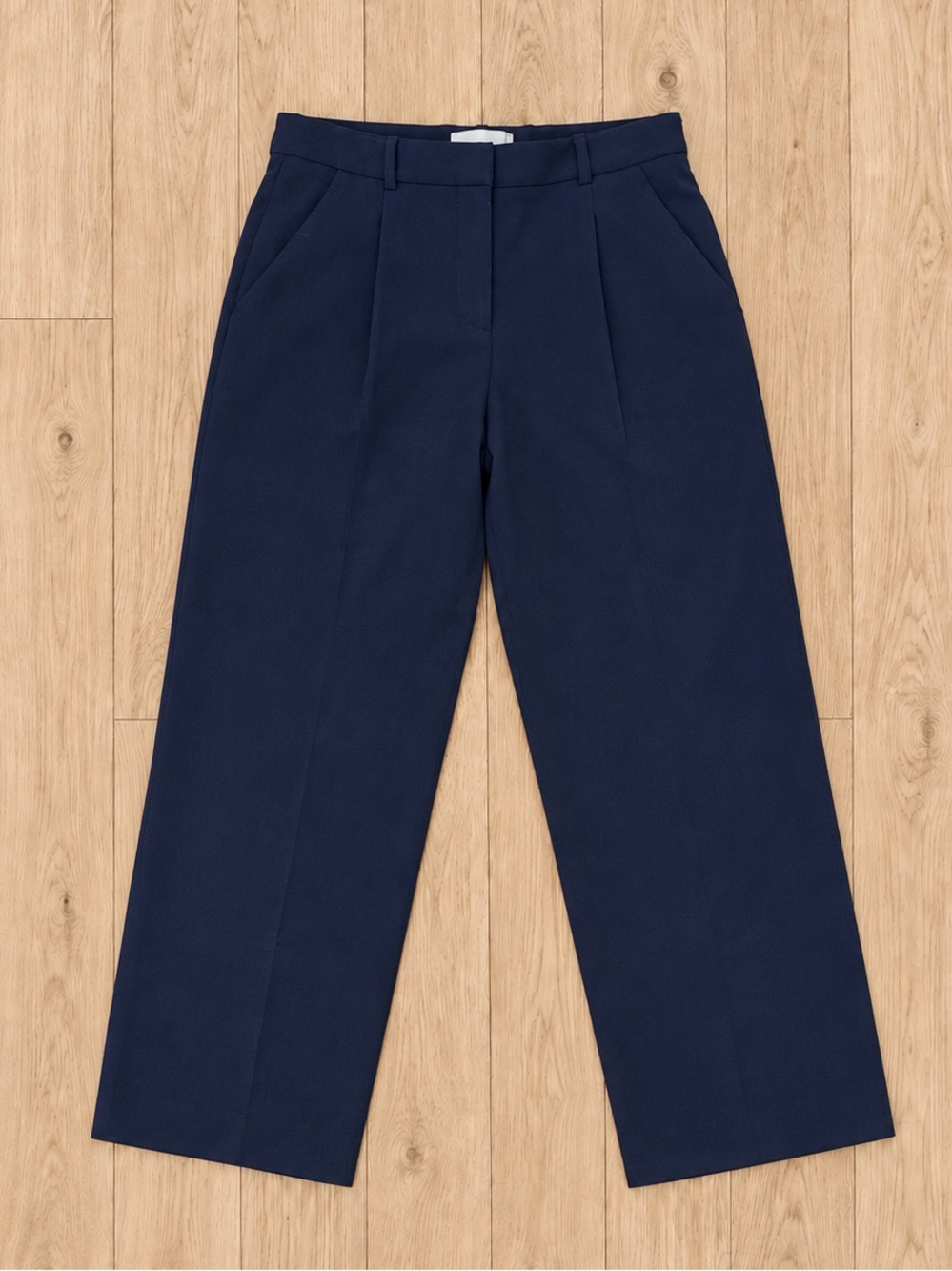 Abercrombie Women’s Quinn Tailored Straight Pants Navy Blue 29S - High Rise